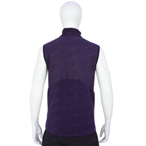 Conjunto de uniforme para trabajadores sanitarios, chaqueta moderna sin mangas con cuello levantado para hospitales, conjunto de uniforme cálido, pantalones para correr - Product Image 3
