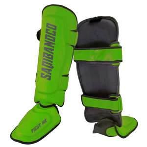 Protège-tibia professionnel en cuir de vache MMA avec Logo personnalisé, nouvel arrivage - Product Image 3