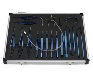 Pentax Optimal Ensemble de 21 pièces de chirurgie ophtalmique en titane de haute qualité pour les instruments en acier inoxydable de la cataracte pour une utilisation en clinique - Product Image 6