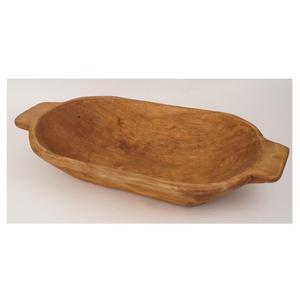 <b>Dough</b> <b>Bowl</b> Rectangle Shape Natural Color for Wood <b>Dough</b> <b>Bowl</b> Kitchen Home Hotel Tabletop Used <b>Bowls</b> Large Antique Wooden - Product Image 2