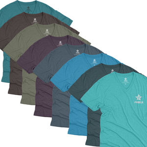 OEM Vente en gros Personnalisé 260G T-shirt poids lourd surdimensionné pour hommes Chemises respirantes tricotées à manches courtes Col en O Motif solide - Product Image 6