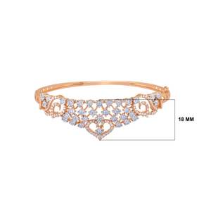 Brazalete de Diamantes de Diseño Moderno y Calidad Premium, Elegante y Armonioso, con Diamantes Brillantes para Exportación - Product Image 4