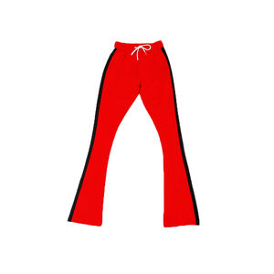 Pantalon de survêtement moulant en coton blanc pour homme, vêtement de course à pied, en polyester uni, avec logo personnalisé - Product Image 3