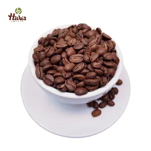 أفضل مورد فيتنام في المصنع عسل روبستا معالجة حبوب القهوة المحمصة سعر الجملة رائحة القهوة القوية ، تصدير الشوكولاته