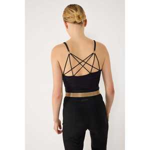 Blusa Casual con Hombros Descubiertos y Logotipo Frontal - Product Image 4