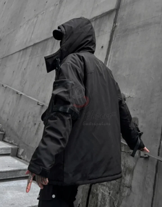 Chaqueta cortavientos de concha suave para exteriores para hombre para invierno, Calle y deportes, impermeable, térmica para escalar montañas, OEM - Product Image 2