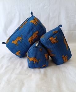 Sac fourre-tout en coton matelassé bohème pour femme, motif autruche, grande capacité, fermeture éclair, poignée souple vintage - Product Image 5