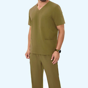 Vente en gros d'uniformes médicaux de haute qualité personnalisés pour les médecins des hôpitaux, ensembles d'uniformes infirmiers, vêtements médicaux, combinaison médicale pour hommes par HI - Product Image 3