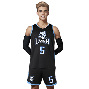 Prix de gros, vêtements de sport à séchage rapide, uniforme de basket-ball sublimé, nom/nombre personnalisé, taille plus, 100% polyester respirant - Product Image 2