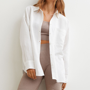Chemises légères Blouses pour femmes anti-rétrécissement Respirant à séchage rapide vêtements de rue durables Chemise Blouses avec votre propre logo - Product Image 3