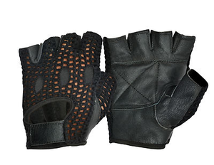 Wheelchair Gloves for Adult Leather Padded Wheelchair Leather Padded Wheelchair Gloves - Product Image 3