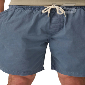 Pantalones Cortos Deportivos de Algodón para Hombre, Diseño Moderno con Patrón Sólido, Transpirables, de Secado Rápido, Cómodos, Estilo Casual Activo - Product Image 4