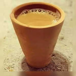 Handmade Modern Terracotta <b>Tea</b> <b>Cups</b> 50ml Lead Free Eco-Friendly Disposable & <b>Saucers</b> - Product Image 1