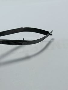 Tijeras Profesionales para Manicura, Hojas Curvas Afiladas, Acero Metálico, Recubrimiento Negro, Micro Tijeras para Uso Doméstico y en Salón - Product Image 3