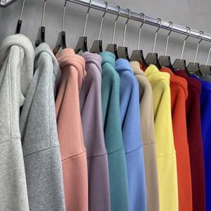 Sudadera con capucha Unisex de alta calidad de 350gsm, sudadera con capucha personalizada de peso pesado 100% algodón polar Boxy para hombre, sudaderas con capucha de invierno sin cordón - Product Image 3