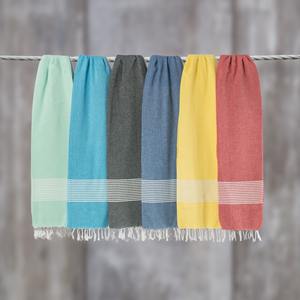 Moroccan-Style 100% Pure Cotton Sarong Fouta <b>Towel</b> Striped Roll for Hotel Beach Bath Adults <b>Disposable</b> Woven Great Gift Idea - Product Image 6