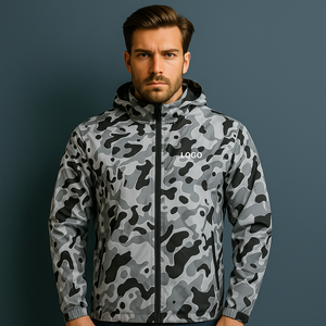 Chaqueta Cortavientos de Golf de Camuflaje Extra Grande para Hombre, de Alta Calidad, Deportiva, de Nailon Reciclado, Impermeable y Cortavientos para Exteriores - Product Image 2