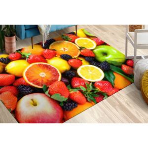 Alfombra Estampada Vibrante, Diseño de Frutas, Decoración de Cocina y Verano, Alfombra Suave No Tejida - Product Image 4