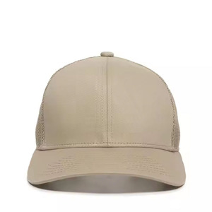 Gorra Trucker Personalizada con Bloques de Color y Parche Tejido, Panel Frontal de Mezclilla, Parte Trasera de Malla de Poliéster, Fabricante OEM, Ideal para el Verano, Novedad - Product Image 1