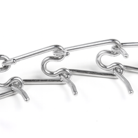 Torsionsfeder 2.25Mm 2.8 Mm 3 Mm 4Mm Diamètre du fil En Acier Inoxydable Prong Collier Pincer Collier Lien Chaîne Crochet pour la Formation de Chien