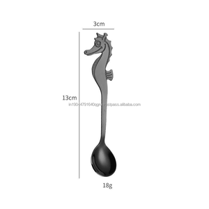 Best Quality 304 stainless steel seahorse shaped handle <b>coffee</b> <b>spoon</b>/ tea <b>spoon</b> / stirring <b>spoon</b> - Product Image 1