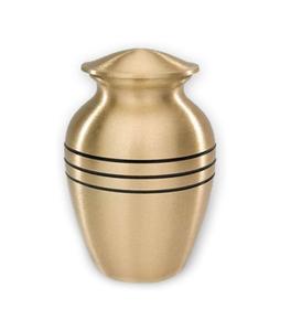 <b>Keepsake</b> Small Urns <b>for</b> Urns Dignity Gold Extra Small Metal Cremation - Blue Urns <b>for</b> <b>Ashes</b> Adult Male & Female - Product Image 5