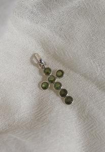 สร้อยคอพลอยเพอริดอทสำหรับผู้หญิงเครื่องประดับอัญมณีธรรมชาติ925เงินสเตอร์ลิง14K ของขวัญชุบทองสำหรับคุณแม่ - Product Image 4