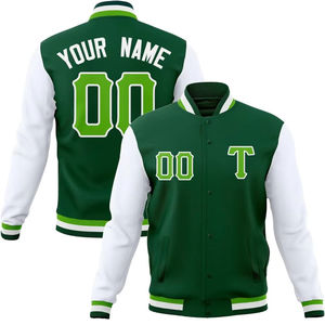 Blousons bombardiers pour hommes à bas prix nouvelle mode Blouson aviateur classique de baseball Veste universitaire pour l'hiver - Product Image 1