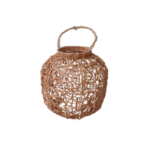 Linterna de vela de bambú hecha a mano, mango de PU, Base de MDF para decoración del hogar, tamaño de Color personalizable, entrega rápida, fabricante de Vietnam - Product Image 1