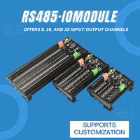 Module de relais Ethernet industriel 8/16/32 canaux Protocole Modbus RTU Circuits de protection multi-isolation RS485, montage sur rail DIN