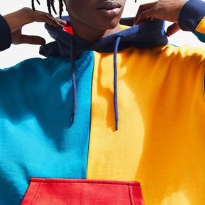 Vente en gros de pulls à capuche de couleur unie à capuche personnalisés pour hommes - Product Image 5