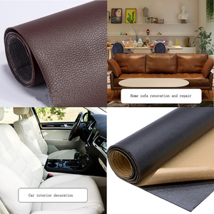 โซฟาผ้าเบาะและหนังชื่อยี่ห้อหนังผ้า Couches ห้องนั่งเล่นเฟอร์นิเจอร์ชุดโซฟาหนัง - Product Image 1