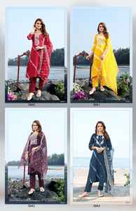 Pantalon Kurti en soie fait à la main pour femmes, Design Evergreen, Shibori, travail avec dupata, exportatrice et fournisseur de mode pour femmes - Product Image 2