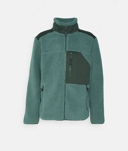 Chaqueta de bombardero de lana polar de Sherpa para hombre hecha a medida, soporte fino con cremallera, revestimiento de invierno, ropa de calle de estilo callejero - Product Image 2