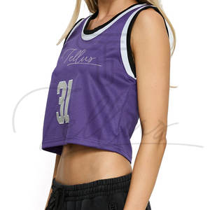 Uniformes de Baloncesto Personalizados al por Mayor para Mujer, en Poliéster Estampado, con Diseños de Logotipo Personalizados, Transpirables y de Secado Rápido - Product Image 5
