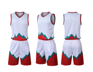 Uniformes de baloncesto unisex Conjunto personalizado Transferencia de Calor impreso transpirable secado rápido 100% poliéster nombre del equipo personalizado de alta calidad - Product Image 2