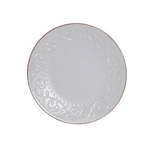 Plato Gres Relieve Blanco 27,5 cm - Product Image 1