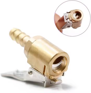 1/4 "gonfleur de pneu en laiton verrouillage sur mandrin à air Mini compresseur d'air gonfleur de pneu portable mandrin de pneu avec connecteur Barb - Product Image 3