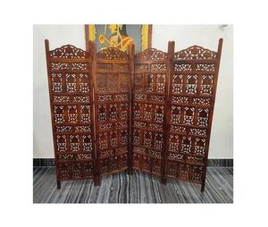 Premium Wooden Modern Quality Handcrafted Wooden <b>Divider</b> Wall Separator Premium Designer Middle Unit for Home Decoration - Product Image 2