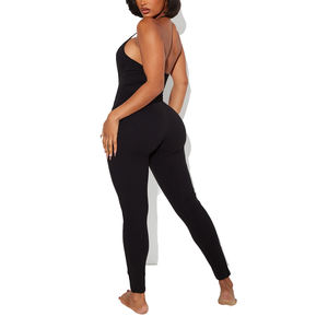 Monos Deportivos de Alta Calidad para Mujer, Ropa Deportiva sin Espalda, Trajes de Gimnasio, Yoga, Jumpsuits, Bodysuits - Product Image 2