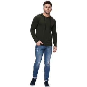 Sudaderas con capucha con estilo sólido para hombres Sudadera de deporte atlético de moda de manga larga Sudaderas con capucha de hip hop - Product Image 3
