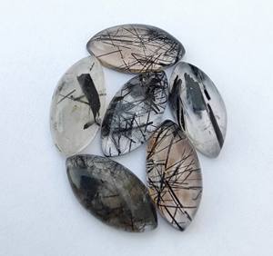 Natural Multicolor AAA + Lavira Rutile Marquise cabujón piedras preciosas sueltas varios tamaños parte posterior plana calibrado para venta al por mayor - Product Image 2