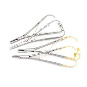 Portaagujas Mathieu Manual Antiácido de Acero Inoxidable, Herramienta Dental con Empuñadura Acolchada de Lujo, Instrumento de Mandíbula de SurgiRight Instruments - Product Image 6