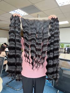 Extensiones de Cabello Humano Remy Vietnamita Virgen de Doble Trama, Ondulado Natural, con Encaje HD, al por Mayor - Product Image 5