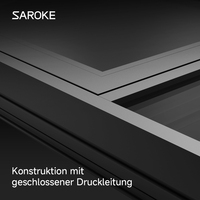 Maßgefertigte Fenster und Türen Doppelt Verglaste Schalldichte Glasfenster Hurrikan-Resistente Aluminium-Schiebefenster