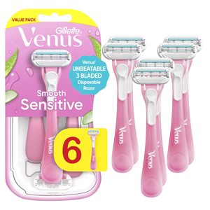 Système de rasage premium Gillette Venus Embrace pour femmes, pour une épilation douce et précise avec bande lubrifiante hydratante. - Product Image 1