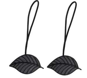 Set 2 Stylish Magnetic <b>Curtain</b> Tiebacks Resin Modern Leaf Design Style for Stylish Home Decor <b>Curtain</b> <b>Poles</b> <b>Tracks</b> <b>Accessories</b> - Product Image 5