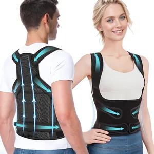 AMZ Hot Sales Back Straightener Belt Adjustable Back Brace And Posture Corrector For Women And Men