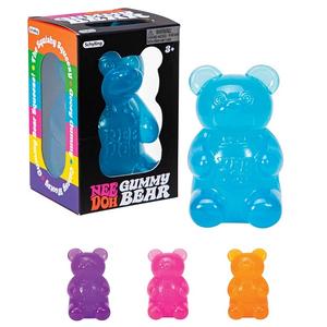 Schylling NeeDoh Gummy Bear - Jouet sensoriel anti-stress avec rembourrage gelatiné - 3,5 pouces de haut - Les couleurs peuvent varier - Product Image 1