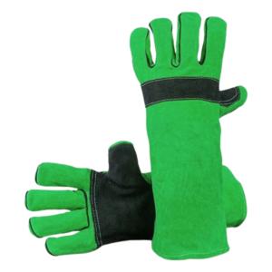 Gants de soudage en cuir, sûrs et anti-perforation, résistants au feu et aux hautes températures, gants de four - Product Image 4